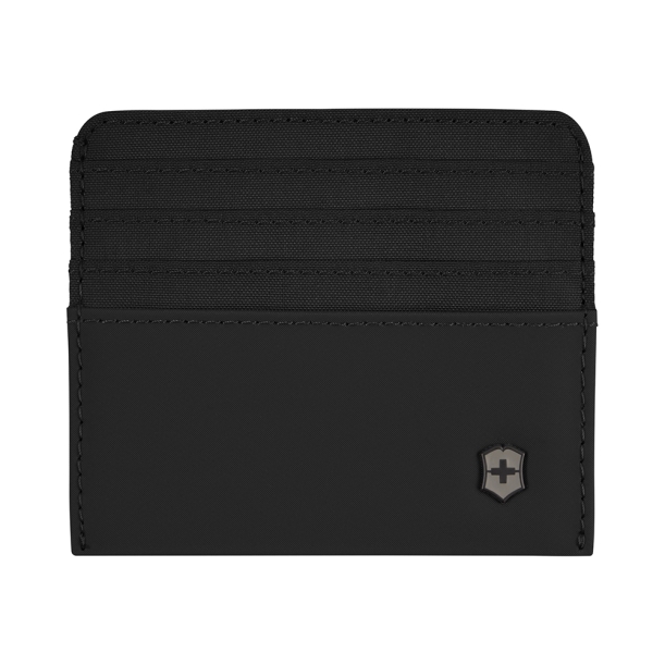 Портмоне для кредитных карт VICTORINOX Travel Essentials Card Holder, черное, полиэстер, 11х1x9 см (Изображение 1)