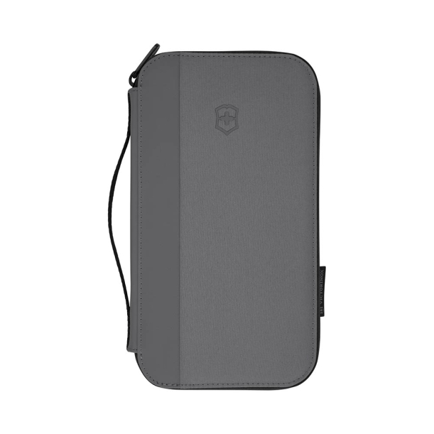 Органайзер VICTORINOX Travel Essentials Travel Organizer с защитой от сканирования RFID, серый, полиэстер, 15x3x26 см (Изображение 1)