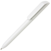 Ручка шариковая FLOW PURE, белый, пластик (Изображение 1)