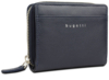 Кошелёк женский BUGATTI Lady Top, на молнии, тёмно-синий, натуральная воловья кожа, 12х2,5х9 см (Изображение 1)