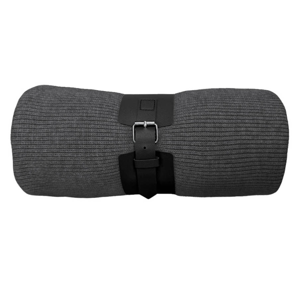 Плед  "Belt"; серый; 130 х 180 см; 100% акрил, с поясом (Изображение 2)