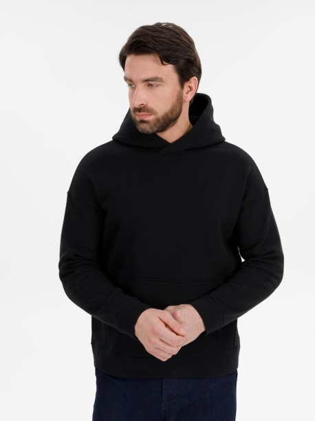 Худи оверсайз унисекс Snuggie, черное, размер M/L (Изображение 5)