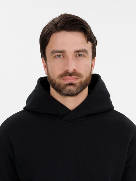 Худи оверсайз унисекс Snuggie, черное, размер M/L (Изображение 7)