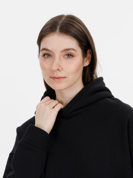 Худи оверсайз унисекс Snuggie, черное, размер M/L (Изображение 10)