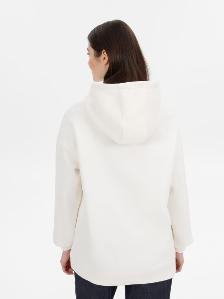 Худи оверсайз унисекс Snuggie, молочно-белое, размер M/L (Изображение 6)