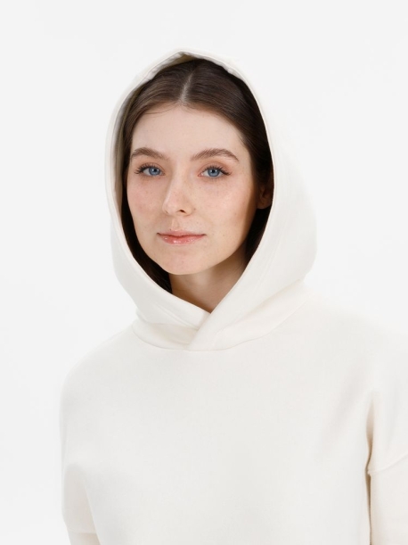 Худи оверсайз унисекс Snuggie, молочно-белое, размер M/L (Изображение 7)
