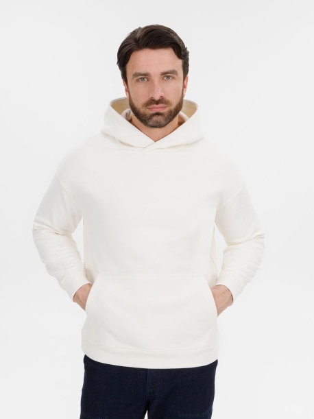 Худи оверсайз унисекс Snuggie, молочно-белое, размер M/L (Изображение 9)