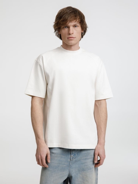 Футболка оверсайз унисекс Sideline, молочно-белая, размер XL/XXL (Изображение 1)