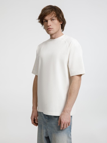 Футболка оверсайз унисекс Sideline, молочно-белая, размер XL/XXL (Изображение 5)