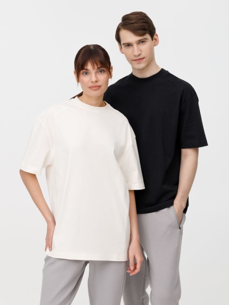 Футболка оверсайз унисекс Sideline, молочно-белая, размер XL/XXL (Изображение 15)