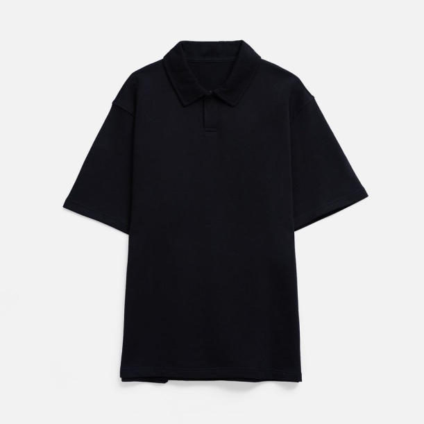 Рубашка поло унисекс Tiimi, черная, размер XL/XXL (Изображение 1)