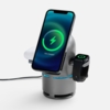 Bluetooth-колонка с беспроводной зарядкой Droid, серая (Изображение 2)