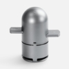 Bluetooth-колонка с беспроводной зарядкой Droid, серая (Изображение 4)