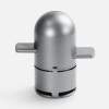 Bluetooth-колонка с беспроводной зарядкой Droid, серая (Изображение 4)