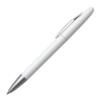 Ручка шариковая ICON, белый, непрозрачный пластик (Изображение 1)