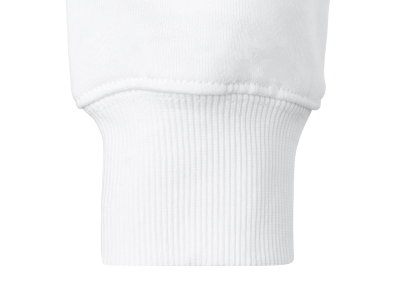 Свитшот оверсайз с рукавом реглан Belgrade, унисекс (белый) 2XL (Изображение 5)