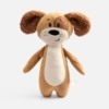 Мягкая игрушка Beastie Toys, собачка с белым шарфом (Изображение 2)