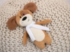 Мягкая игрушка Beastie Toys, собачка с белым шарфом (Изображение 5)