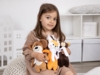 Мягкая игрушка Beastie Toys, собачка с белым шарфом (Изображение 8)