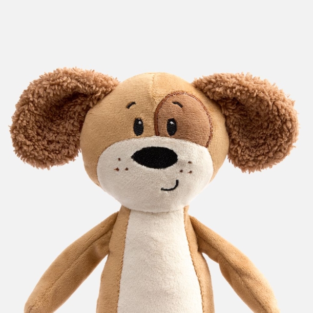 Мягкая игрушка Beastie Toys, собачка с белым шарфом (Изображение 3)