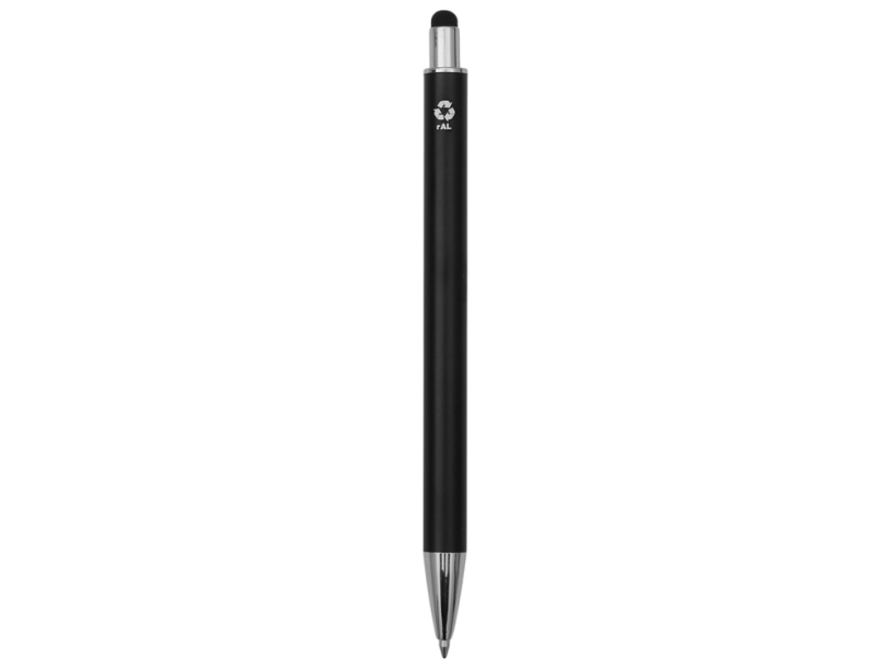 Ручка металлическая шариковая Groove Touch Recy, черный (Изображение 4)