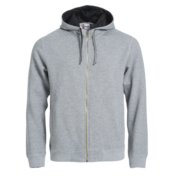 Толстовка мужская Classic Hoody Full Zip, меланж _M, 85% хлопок, 15% вискоза, 300 грм2 (Изображение 1)