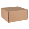 Коробка подарочная BOX, размер 20,5*21* 11см, картон МГК бур., самосборная (Изображение 1)