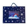 Пакет малый   BLUE WONDER 32*27*11 см, синий (Изображение 1)