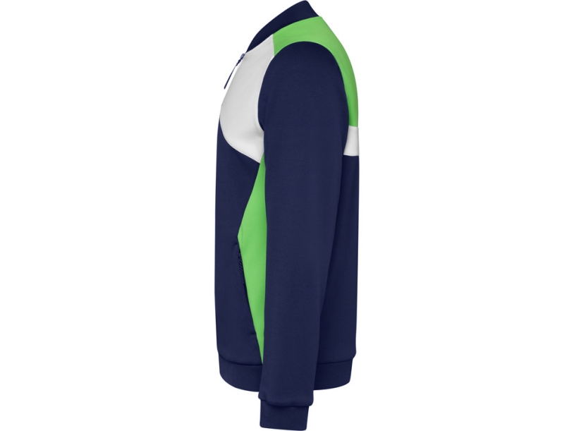 Спортивная куртка Leros, унисекс (зеленый/navy) S (Изображение 3)