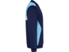 Спортивная куртка Leros, унисекс (небесно-голубой/navy) 3XL (Изображение 4)