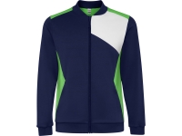 Спортивная куртка Leros, унисекс (зеленый/navy) 2XL