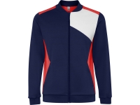Спортивная куртка Leros, унисекс (красный/navy) 2XL