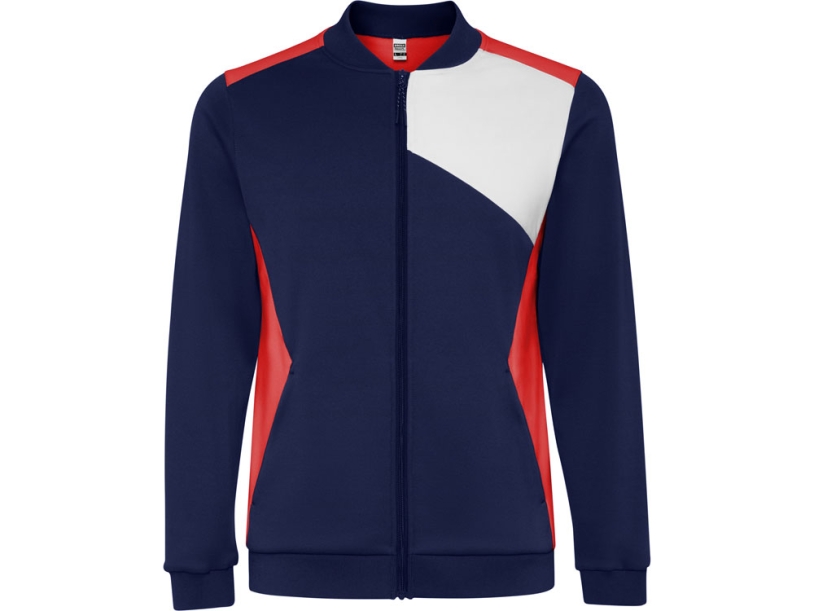 Спортивная куртка Leros, унисекс (красный/navy) 3XL (Изображение 1)