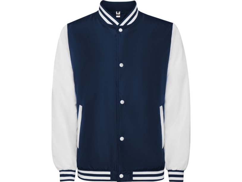 Бомбер утепленный California, унисекс (navy/белый) 2XL (Изображение 1)