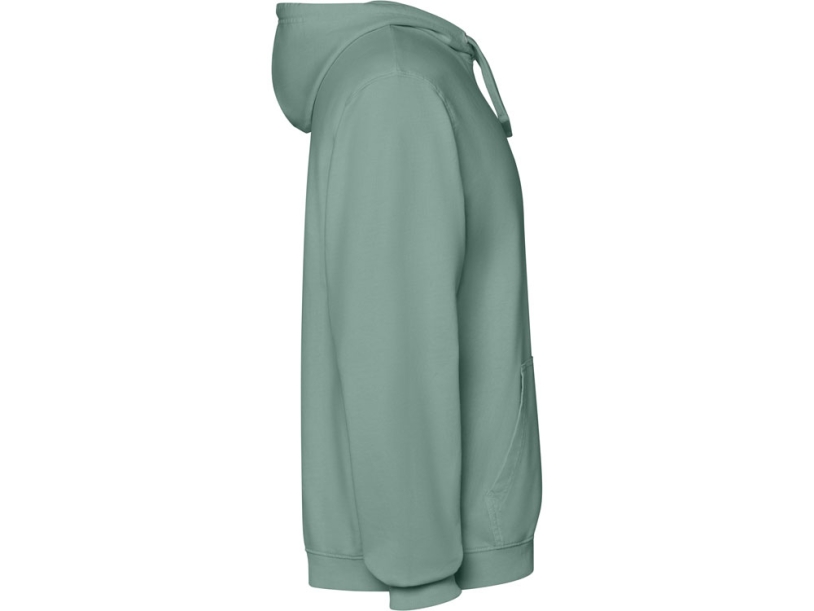 Толстовка с капюшоном Kenia, унисекс (зеленый выстиранный) 3XL (Изображение 4)