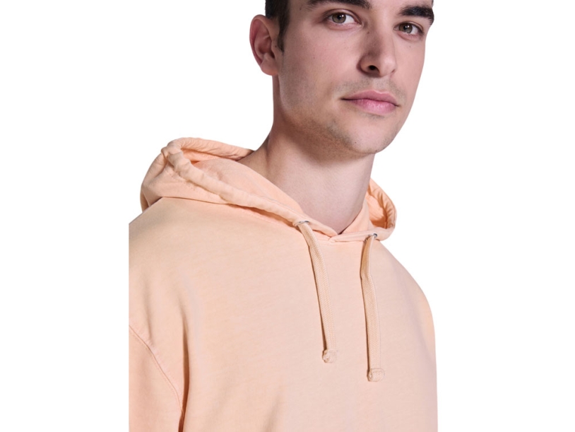 Толстовка с капюшоном Kenia, унисекс (розовый выстиранный) XS (Изображение 7)