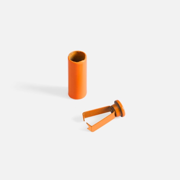 Наконечник для шнурка Nozzle, ver.2, оранжевый неон (Изображение 3)