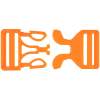 Застежка-пряжка Fibbia, оранжевый неон (Изображение 2)