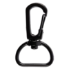 Застежка-карабин Snap Hook, M, черная (Изображение 1)