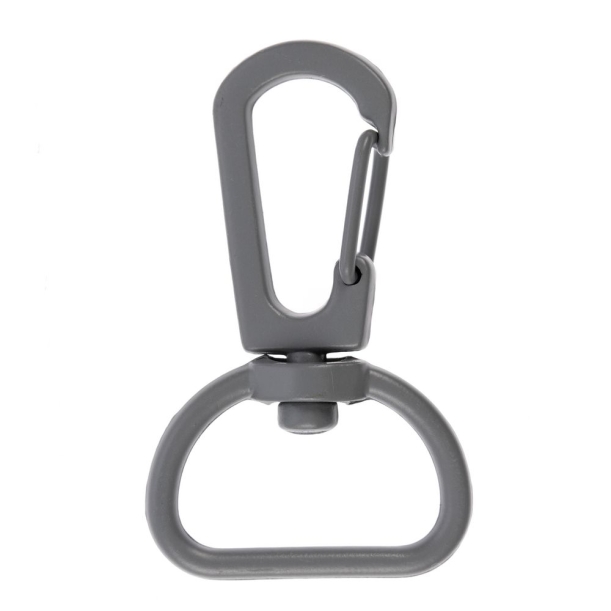 Застежка-карабин Snap Hook, M, серая (Изображение 1)