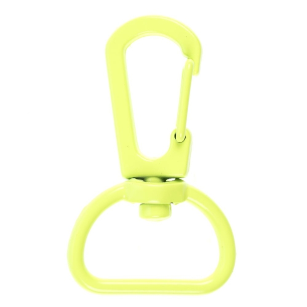 Застежка-карабин Snap Hook, M, желтый неон (Изображение 1)