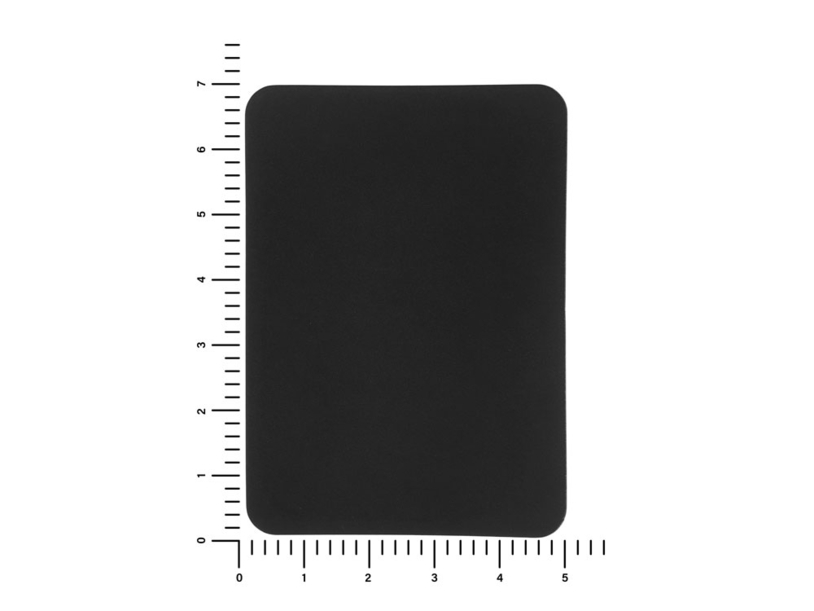 ПАТЧ ПРЯМОУГОЛНЫЙ soft-touch (чёрный) 5,0 х 7,0 см (Изображение 3)