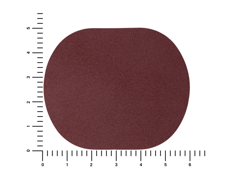 ПАТЧ ОВАЛ nubuk (коричневый ) 6,0 х 5,0 см (Изображение 2)