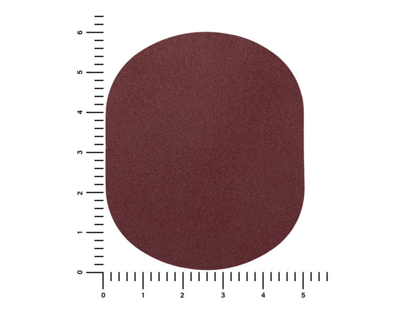 ПАТЧ ОВАЛ nubuk (коричневый ) 6,0 х 5,0 см (Изображение 3)