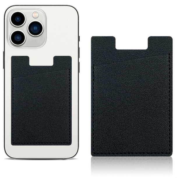 Держатель карт на телефоне SlimPocket, чёрный (Изображение 1)