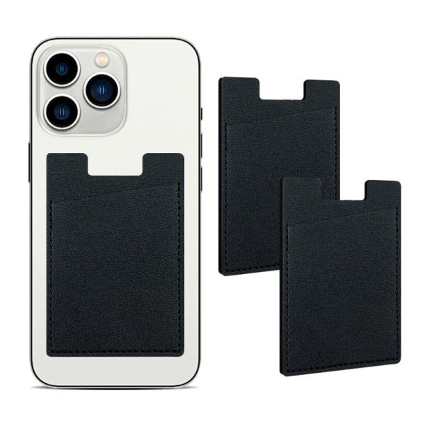 Держатель карт на телефоне SlimPocket, чёрный (Изображение 2)