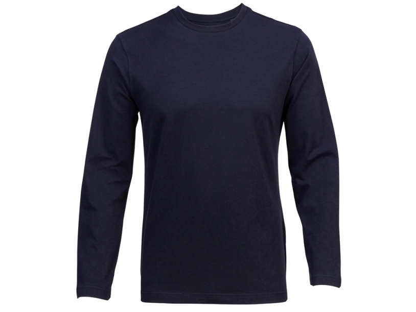 Футболка HD Fit с длинным рукавом, мужская (темно-синий) 2XL (Изображение 1)