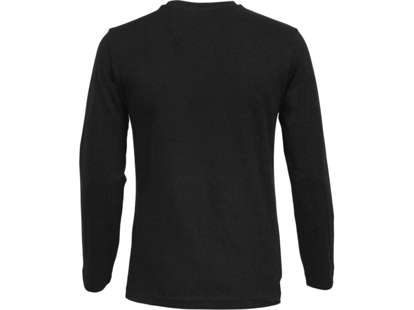 Футболка HD Fit с длинным рукавом, мужская (черный) 2XL (Изображение 2)