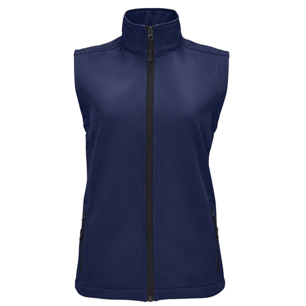 Жилет софтшелл "Race BW Women", темно-синий_ 2XL, 96% п/э 4% э-н, подкладка 100% полиэстер, 280 г/м2 (Изображение 1)
