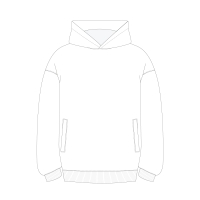 Худи оверсайз унисекс FUSION, белый, размер 3XL/4XL